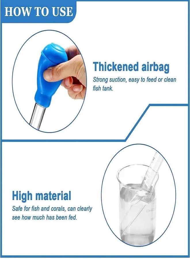 VAYINATO® 60ml Aquarium Manual Water Changer, Dropper, Waste Remover, and Gravel Cleaning Straw (Blue) by Petzlifeworld - Image 2